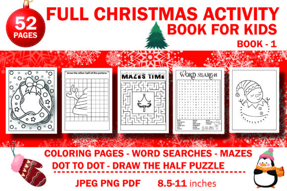 Christmas Activity Book: A Joyful Kids' Treat
