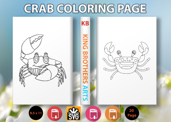 Crab Coloring Pages for Creative Kids