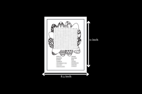 Easter Crossword KDP Interior: A Fun and Engaging Addition to Your Easter Coloring Book