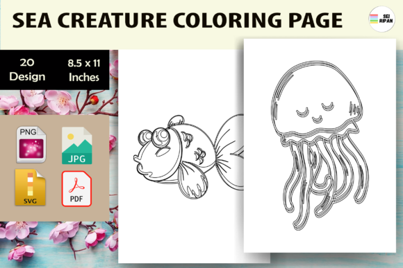 Explore the Depths with Sea Creature Coloring Pages