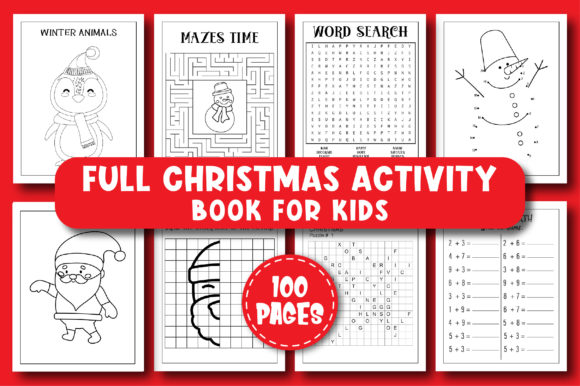 Explore the Joy of the Season with the Giant Christmas Activity Book for Kids