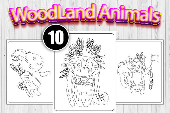 Explore the Magic of Woodland Animals Coloring Book Pages