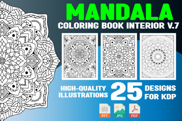 Exploring the Mandala Coloring Book KDP Interior V.7