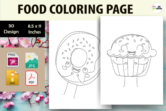 Exploring the Versatile Food Coloring Page - KDP for Creative Publishing
