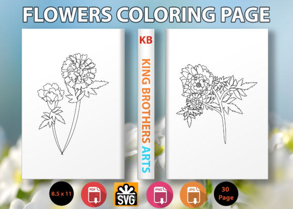 Flowers Coloring Book for Kids: A Creative and Educational Resource