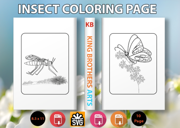 Insect Coloring Pages for Creative Projects