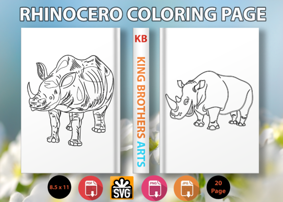 Rhino Coloring Page for Kids: A Creative and Educational Resource