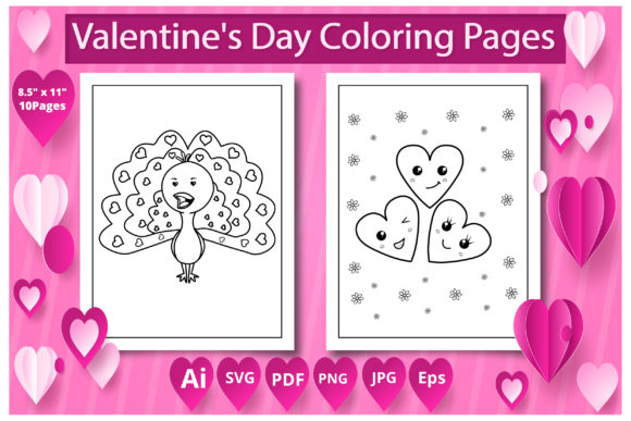 Valentine's Day Coloring Pages for Kids and More