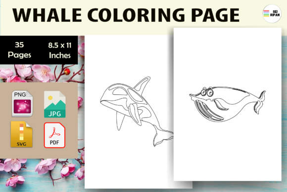 Whale Coloring Page - KDP: A Strategic Tool for Your Publishing Business
